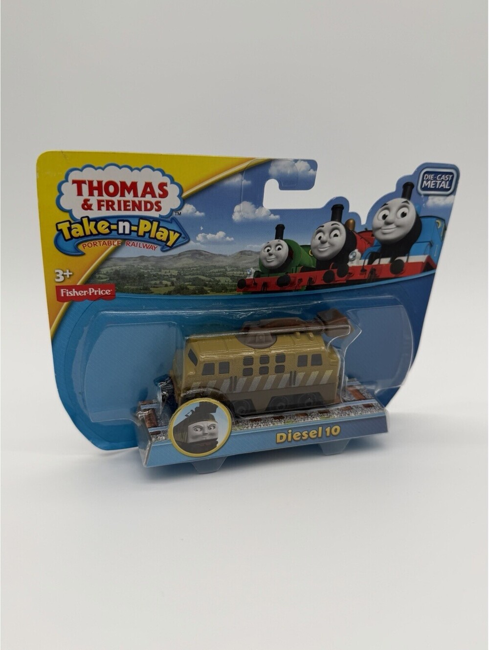Fisher-Price Thomas the Train Take-n-Play Diesel 10 Vehicle Train Engine Car HTF